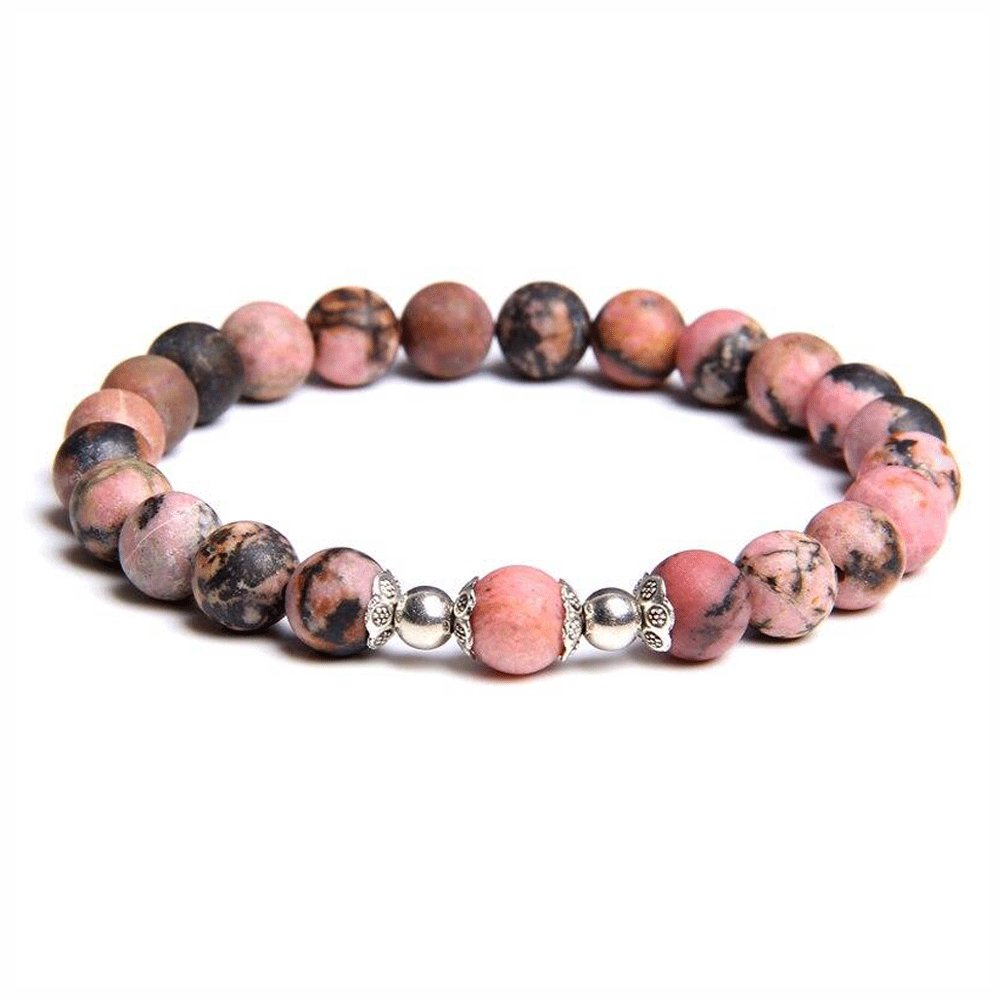 Bracelet Rhodonite 8mm "Ilyana"