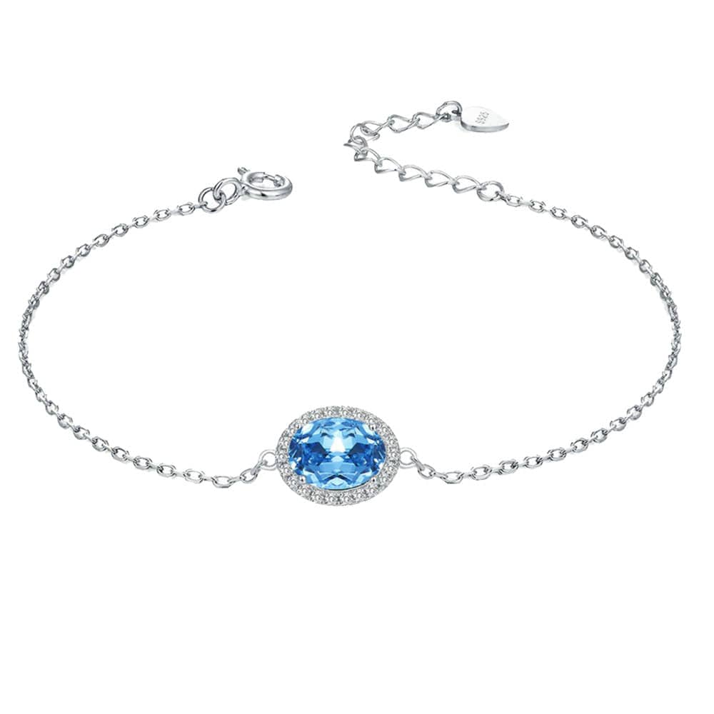 Bracelet Topaze "Diana" en Argent 925
