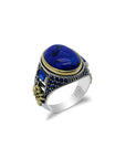 Chevalière Lapis Lazuli Cosmique "Caelum" en Argent 925