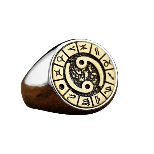 Chevalière Signe Astrologique Cancer