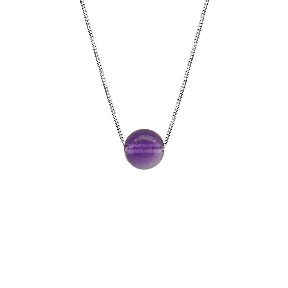 Collier Améthyste "Aude" en Argent 925