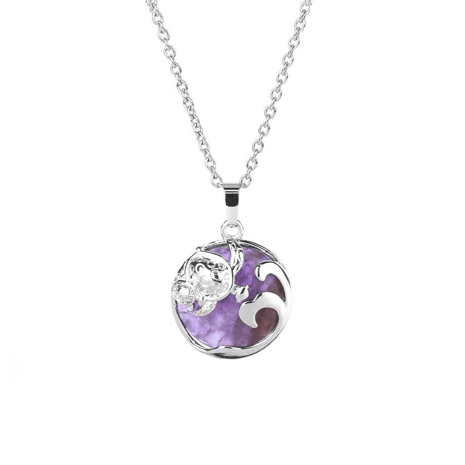 Collier Améthyste "Doriane"