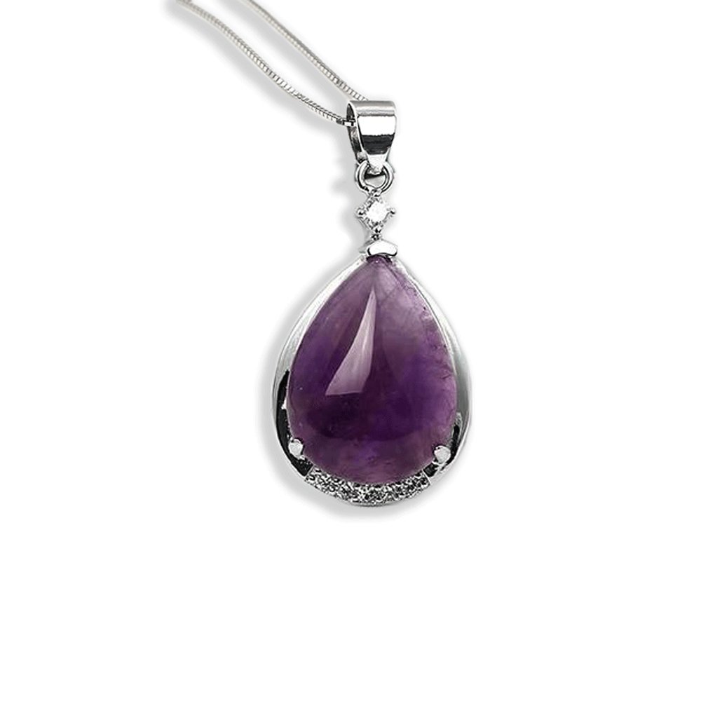Collier Goutte Améthyste