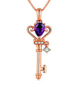 Collier Clef Améthyste