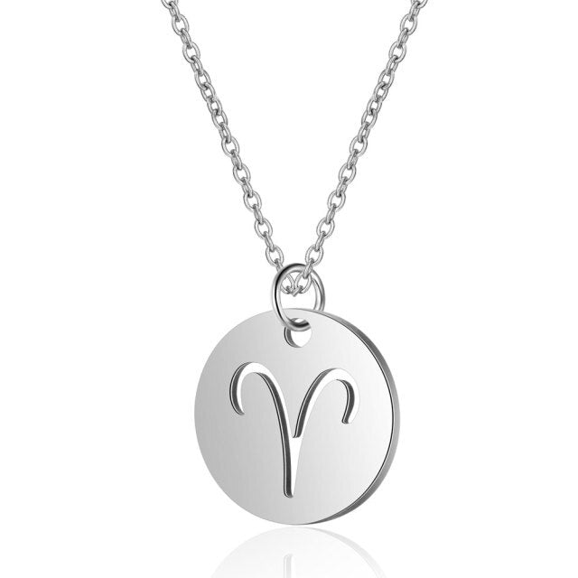Collier Argenté Signe Bélier