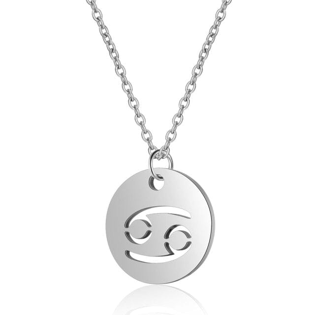 Collier Argenté Signe Cancer