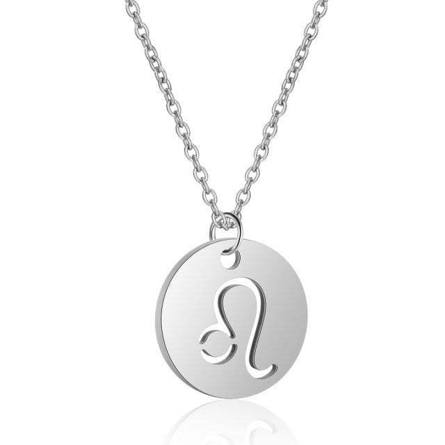 Collier Argenté Signe Lion