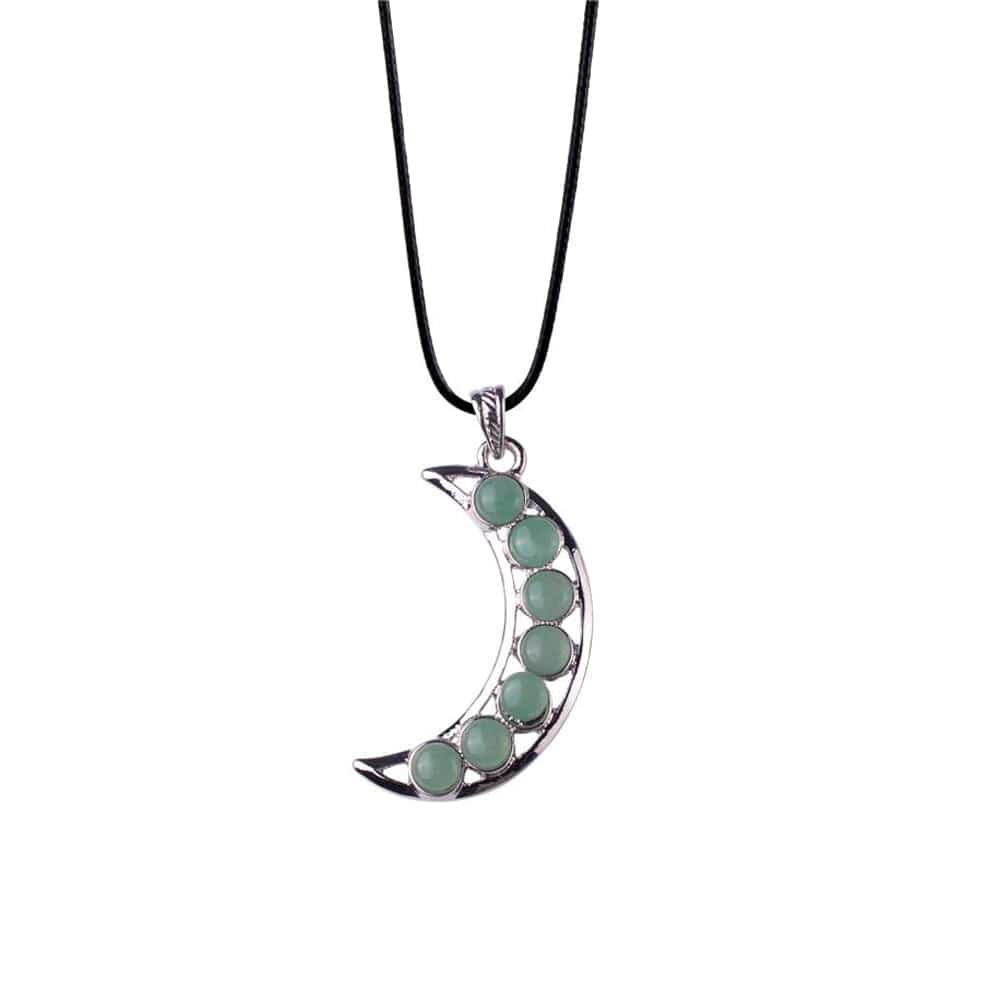 Collier Lune Aventurine