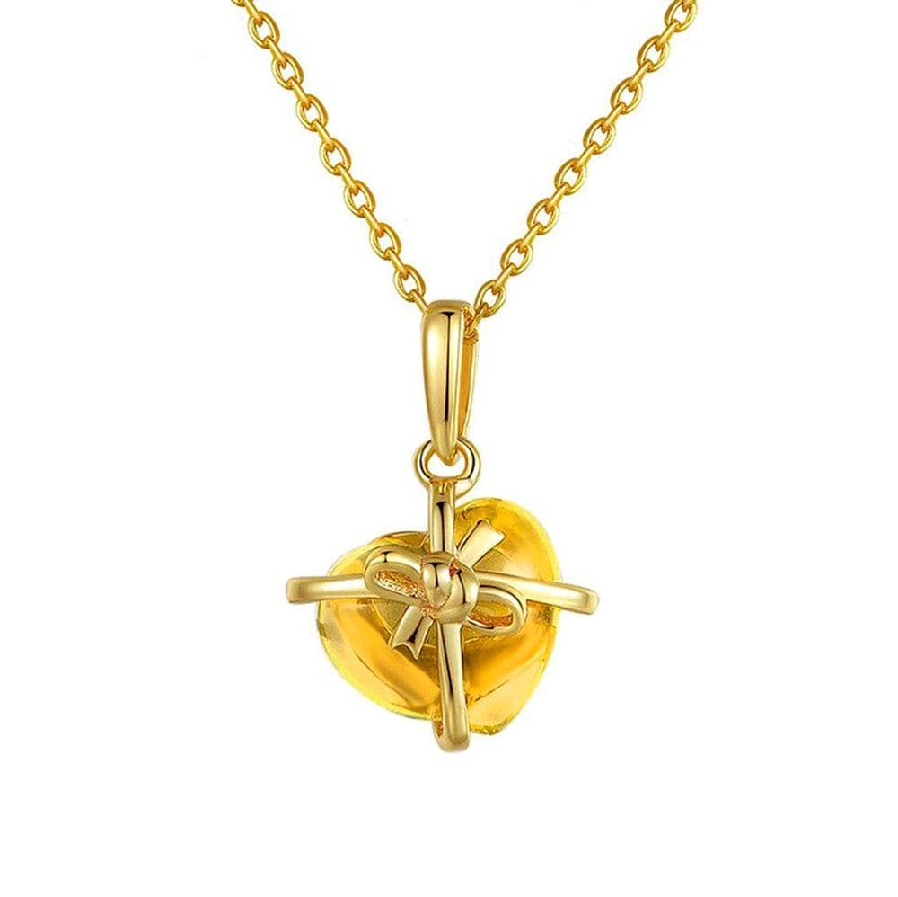 Collier Citrine "Lou" en Argent 925