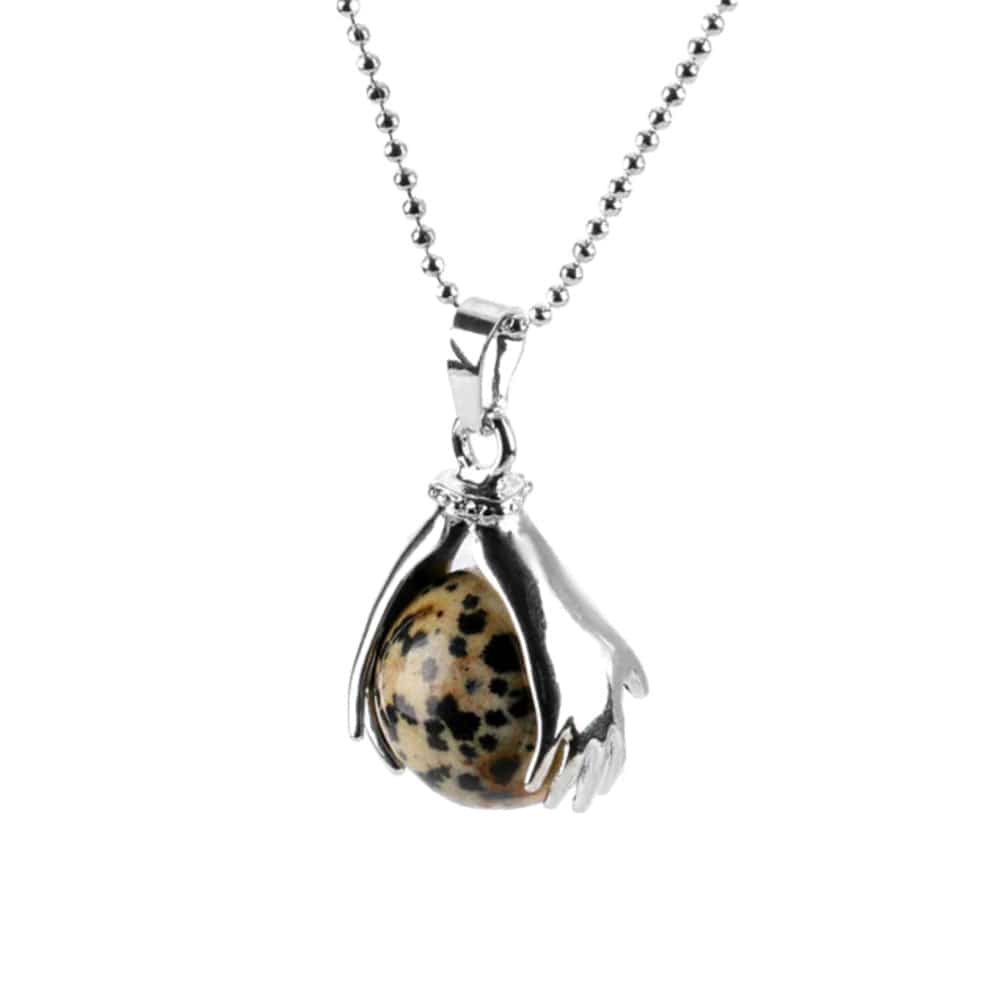 Collier Jaspe Dalmatien "Irina"