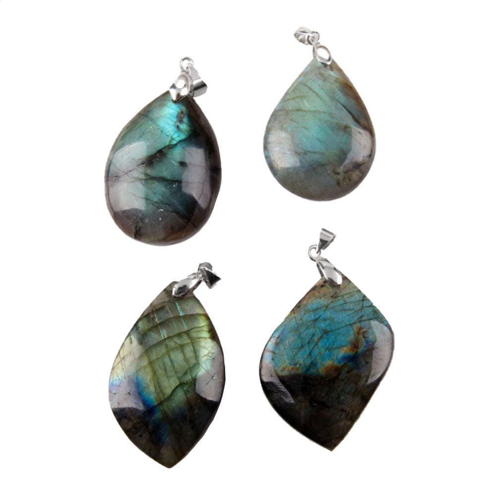 Collier Labradorite "Céleste" en Acier Inoxydable