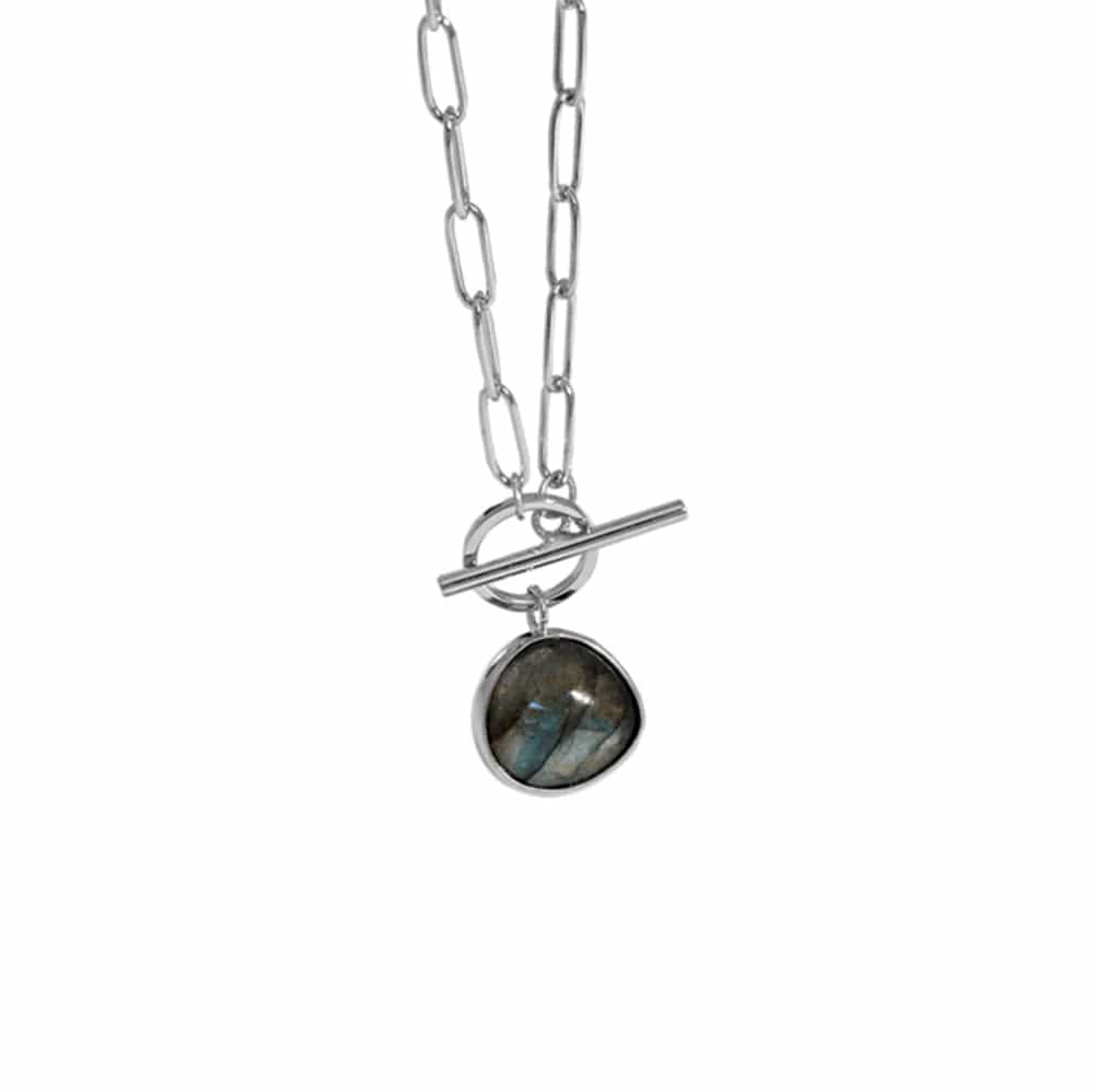 Collier Labradorite "Starly" en Argent Sterling