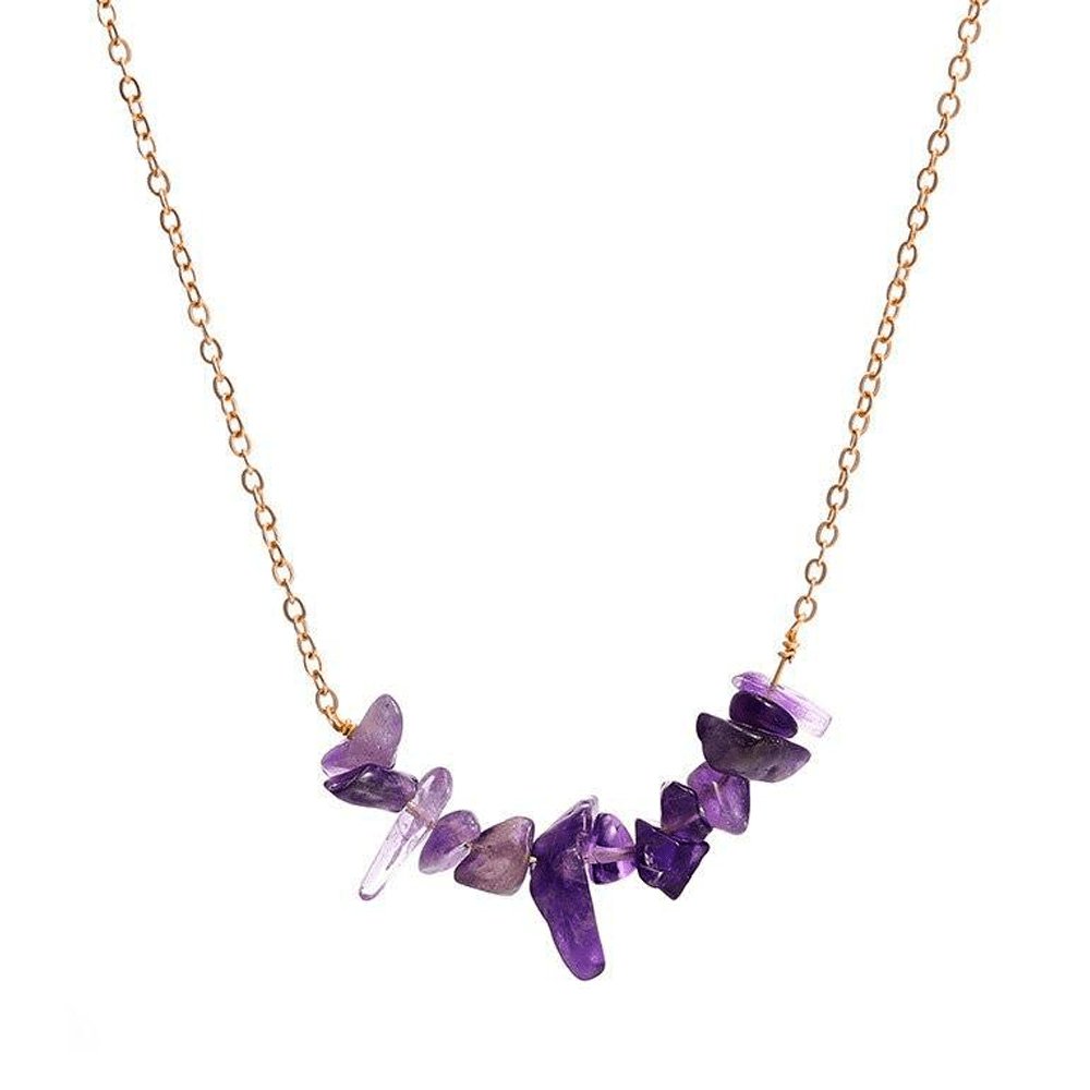 Collier Lithothérapie Améthyste "Alia"