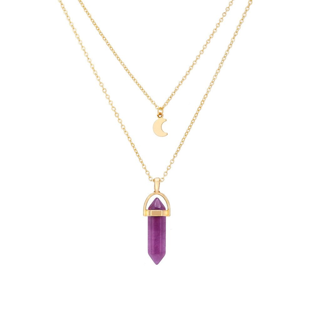 Collier Lithothérapie Améthyste "Armel"