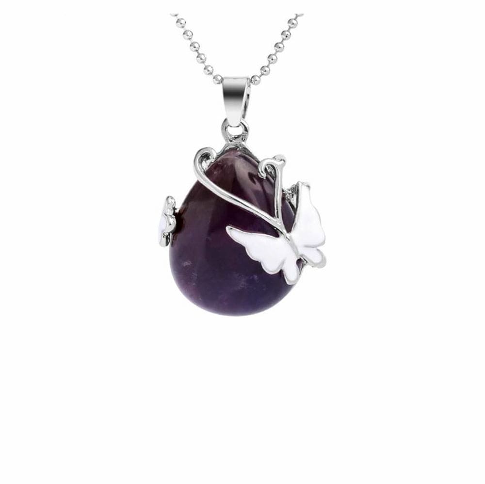 Collier Lithothérapie Améthyste "Gina"