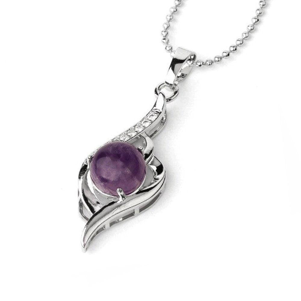 Collier Lithothérapie Améthyste "Léa"