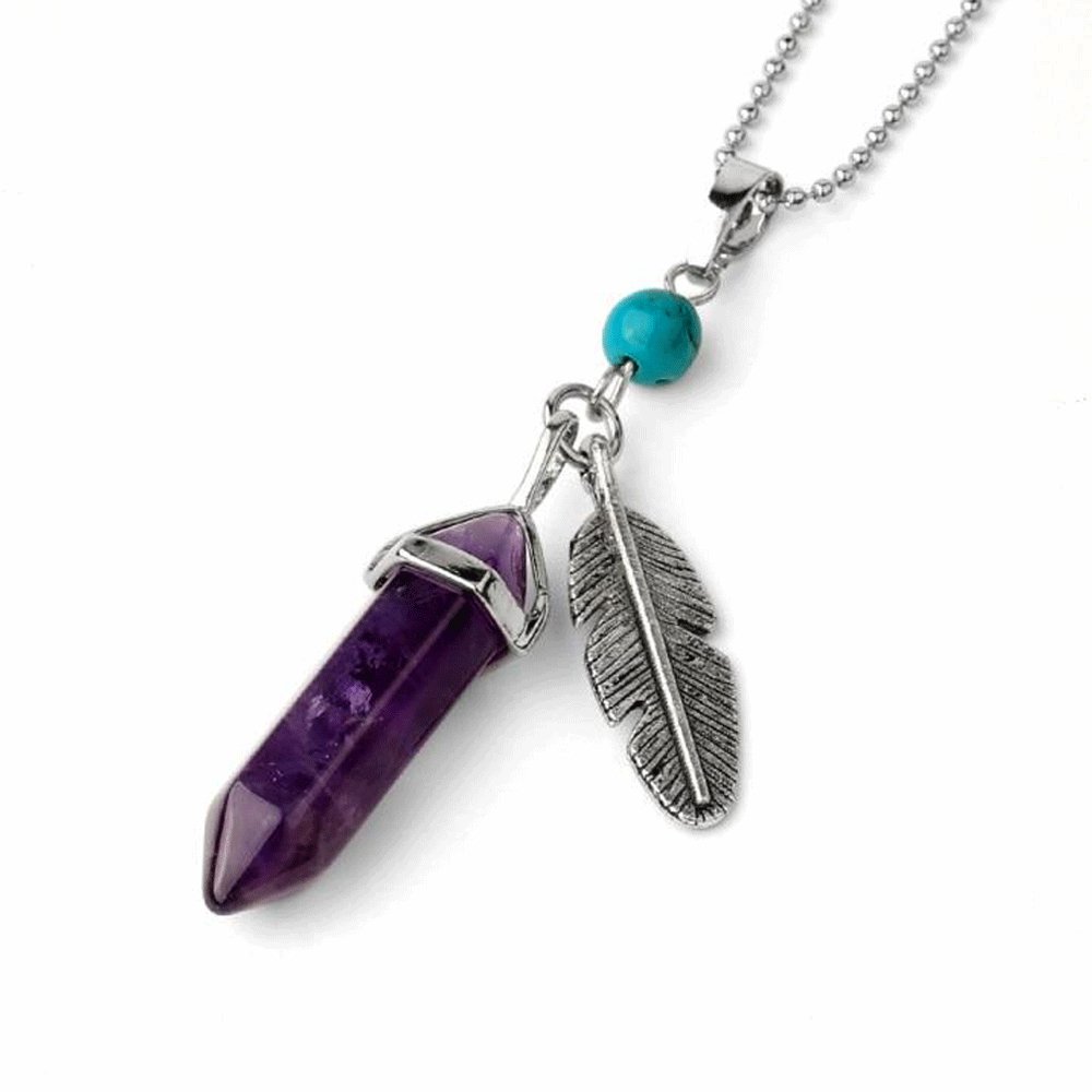 Collier Lithothérapie Améthyste "Méline"