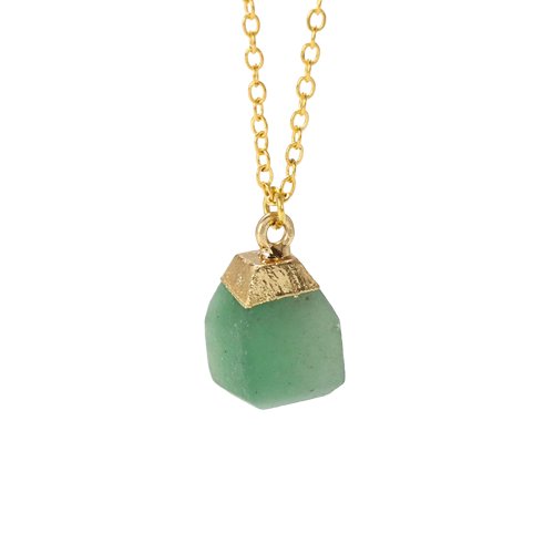 Collier Lithothérapie Aventurine "Ornella"