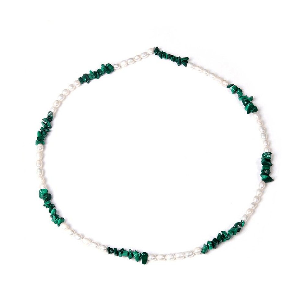 Collier Lithothérapie Malachite "Jenifer"