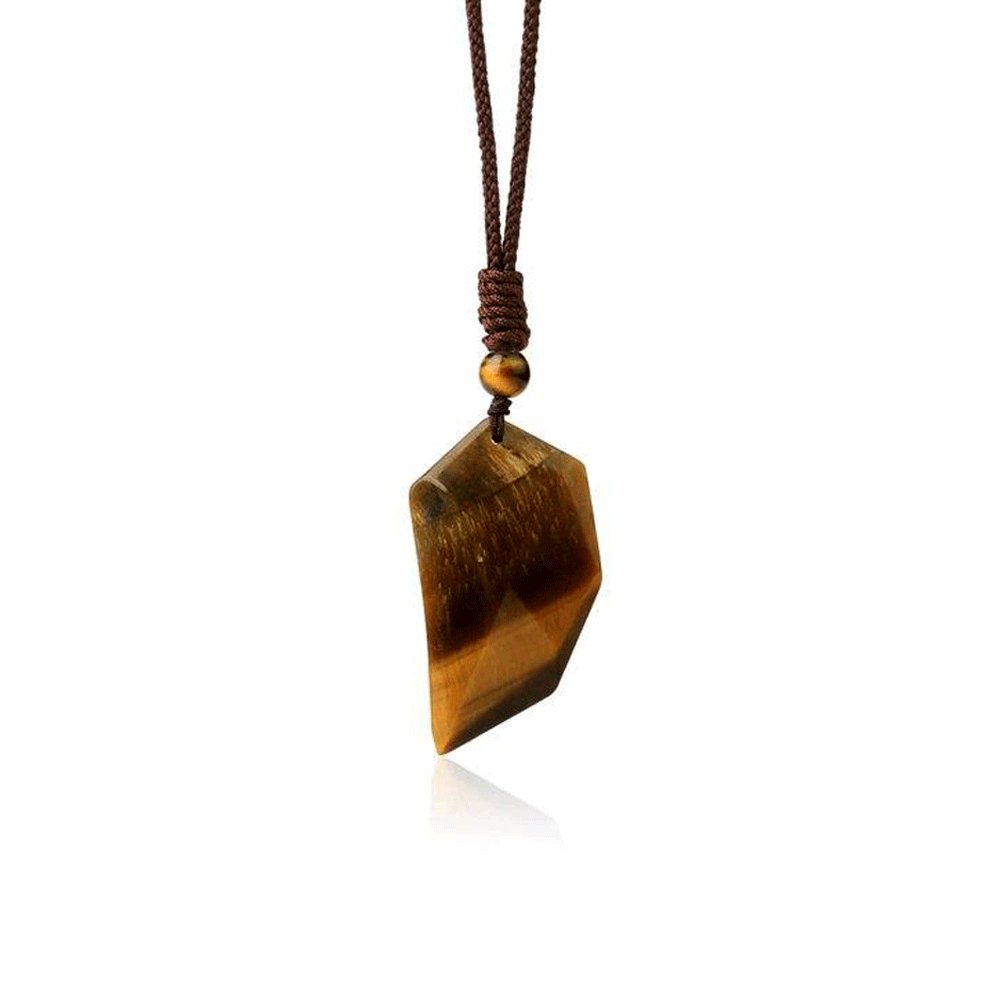 Collier Lithothérapie Oeil De Tigre "Ambre"