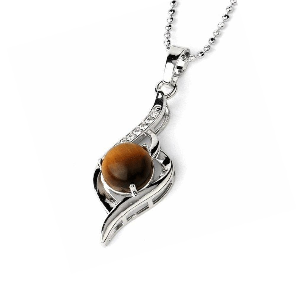 Collier Lithothérapie Oeil De Tigre "Lina"