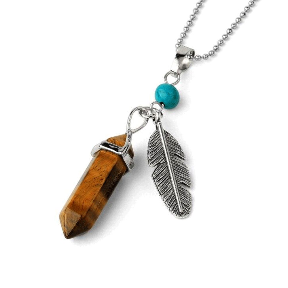 Collier Lithothérapie Oeil De Tigre "Lyana"