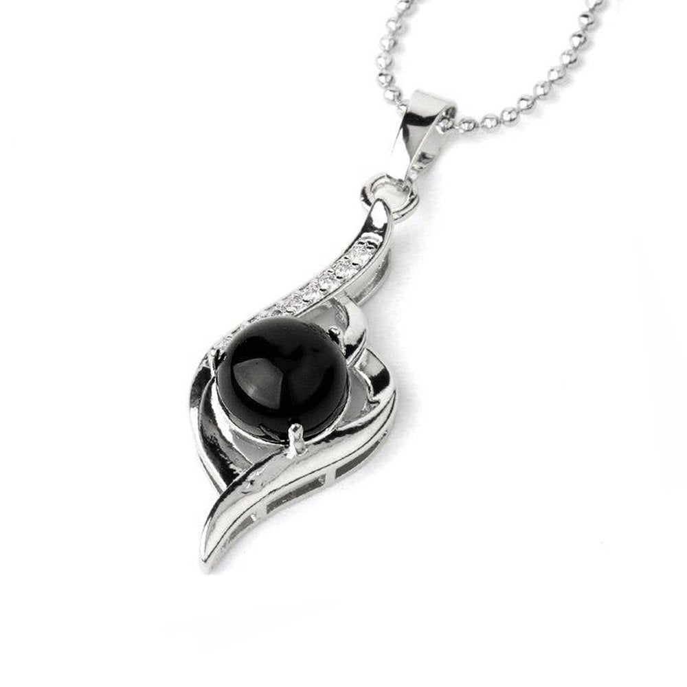 Collier Lithothérapie Onyx "Saphia"