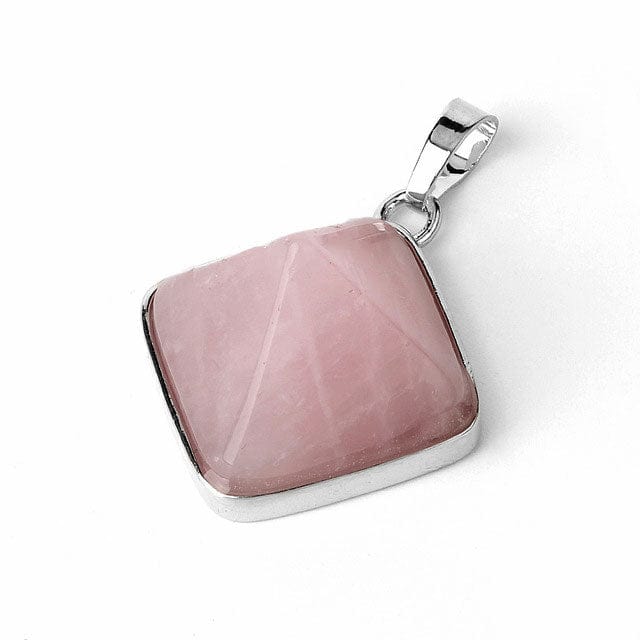 Collier Lithothérapie Quartz Rose "Aline"