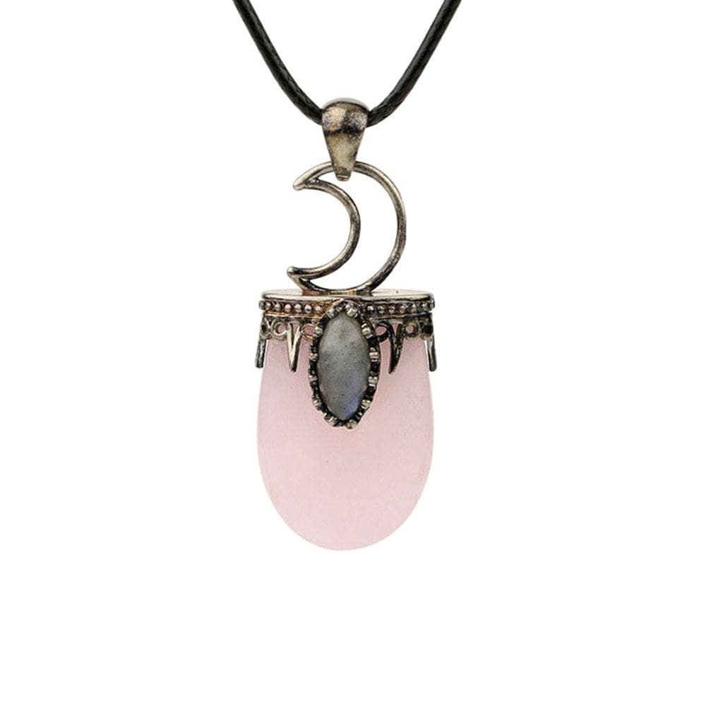 Collier Lithothérapie Quartz Rose "Amélie"