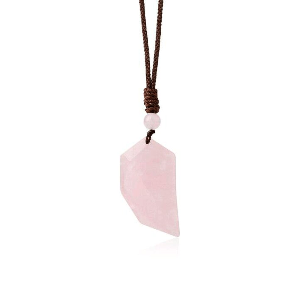 Collier Lithothérapie Quartz Rose "Elisa"