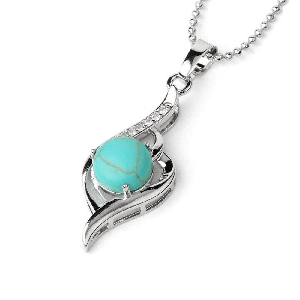 Collier Lithothérapie Turquoise "Eulalie"