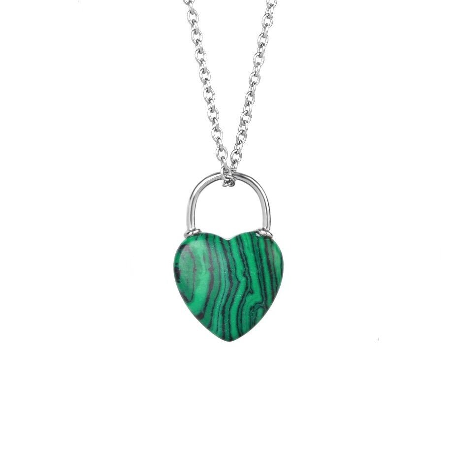 Collier Malachite "Angela"
