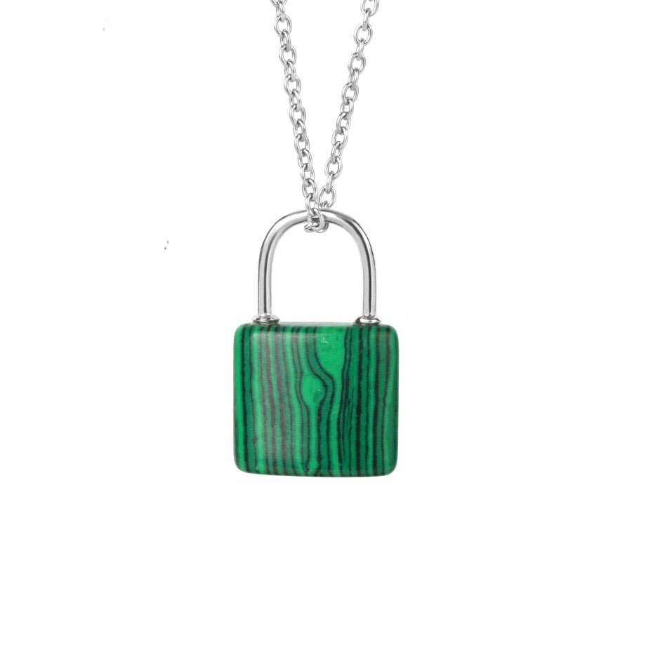 Collier Malachite "Elora"