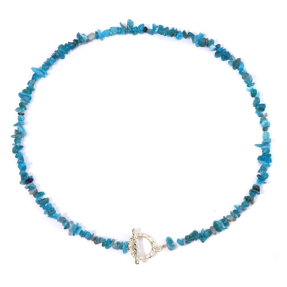 Collier Perles Apatite