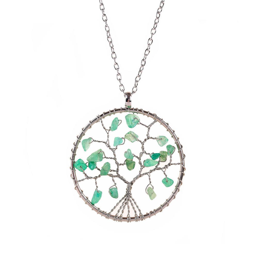 Collier Perles Aventurine Verte "Adèle"
