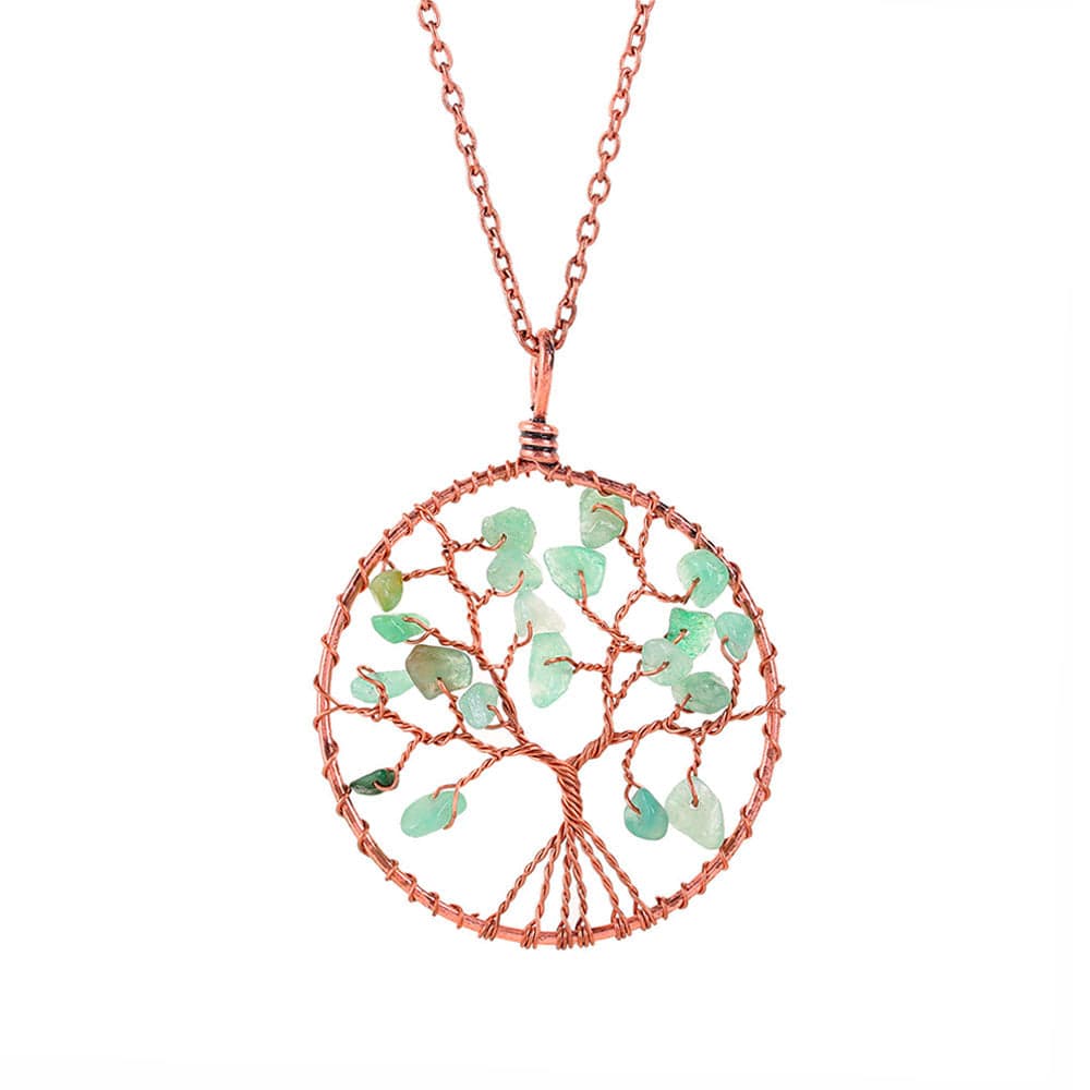 Collier Perles Aventurine Verte "Enora"