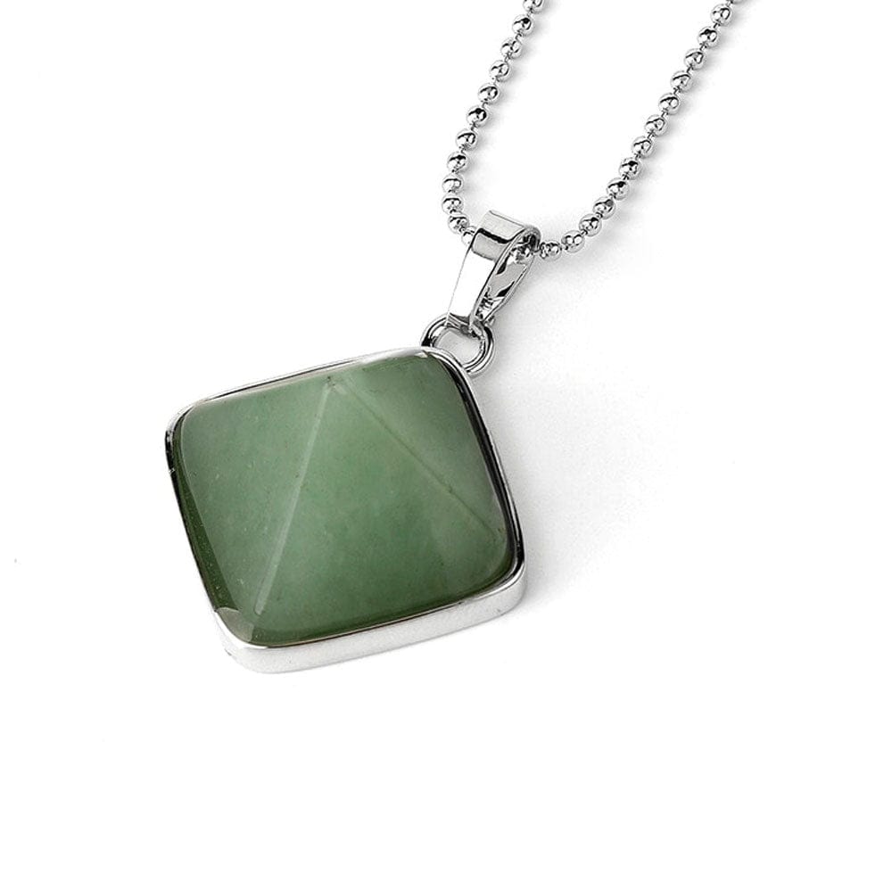Collier Perles Aventurine Verte "Nancy"