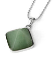 Collier Perles Aventurine Verte "Nancy"