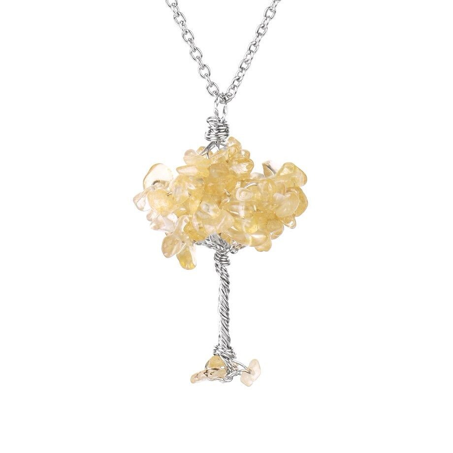 Collier Perles Citrine "Alexane"
