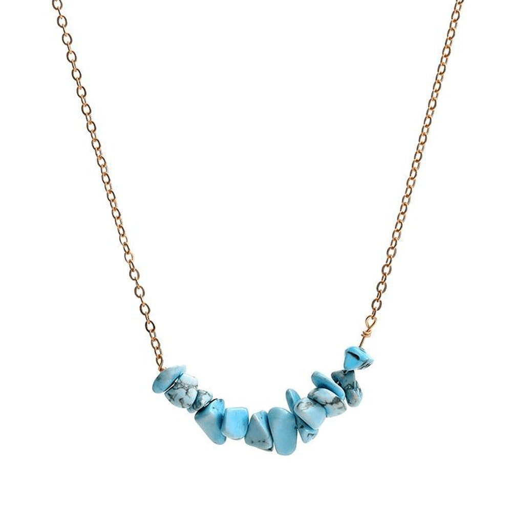 Collier Perles Turquoise "Eleonore"