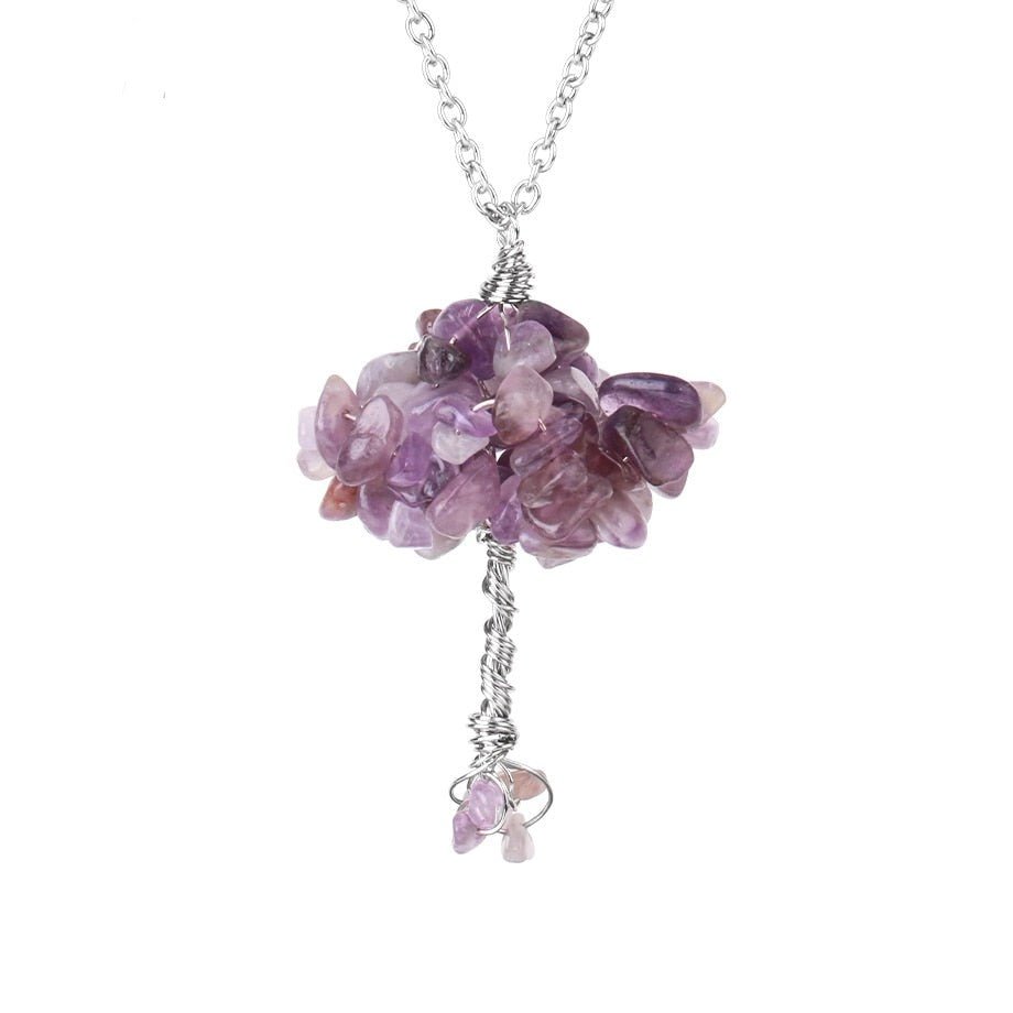 Collier Pierre Améthyste "Arielle"