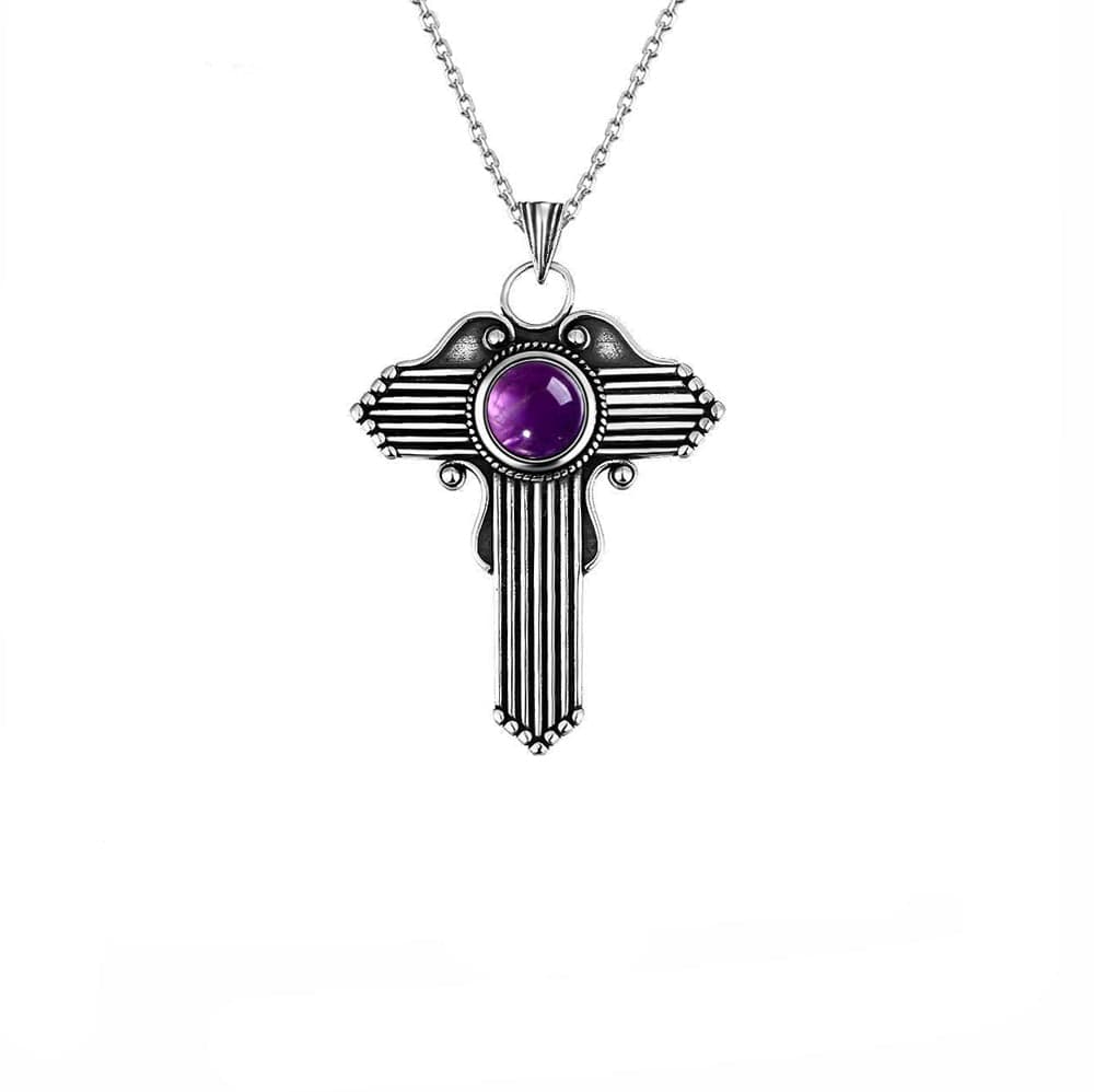 Collier Pierre Améthyste "Cyrille"
