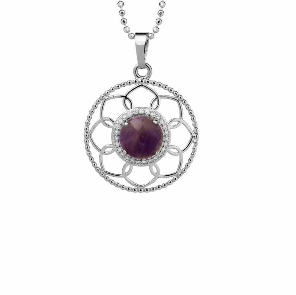 Collier Pierre Améthyste "Fleury"