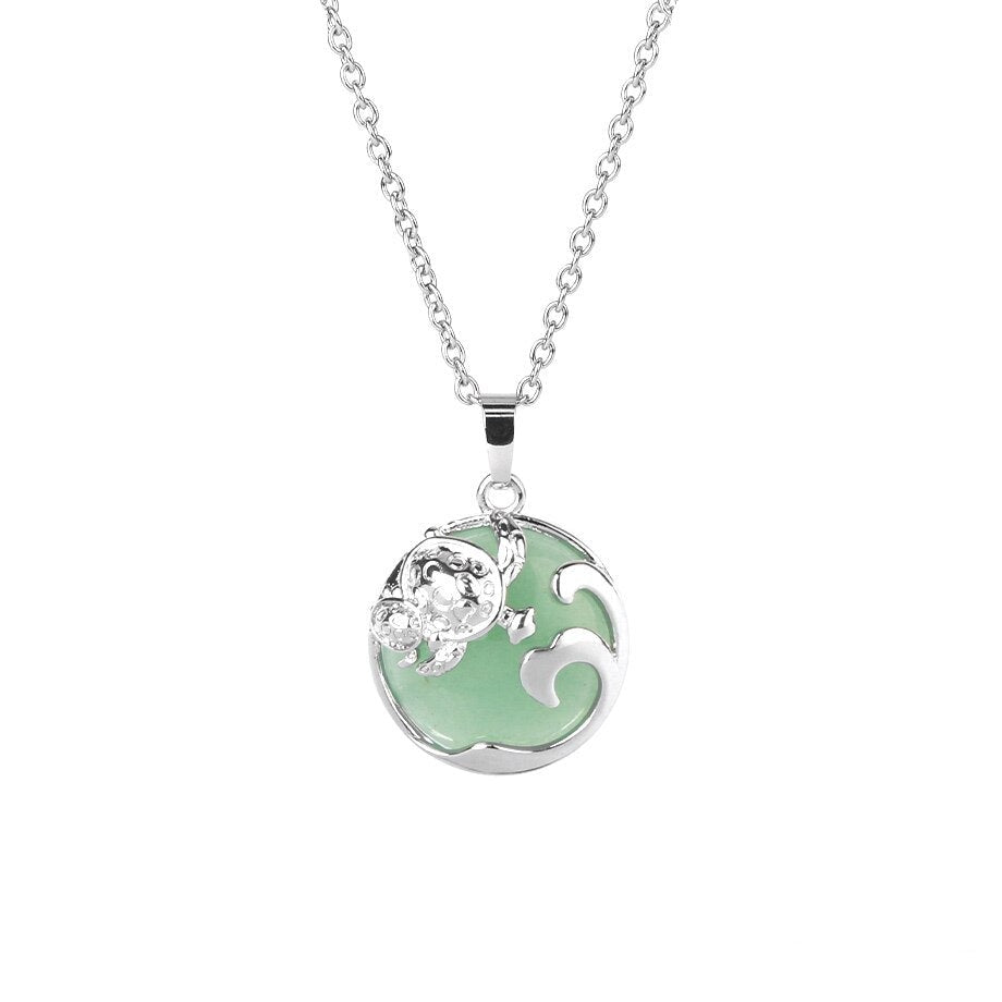 Collier Pierre Aventurine "Lina"