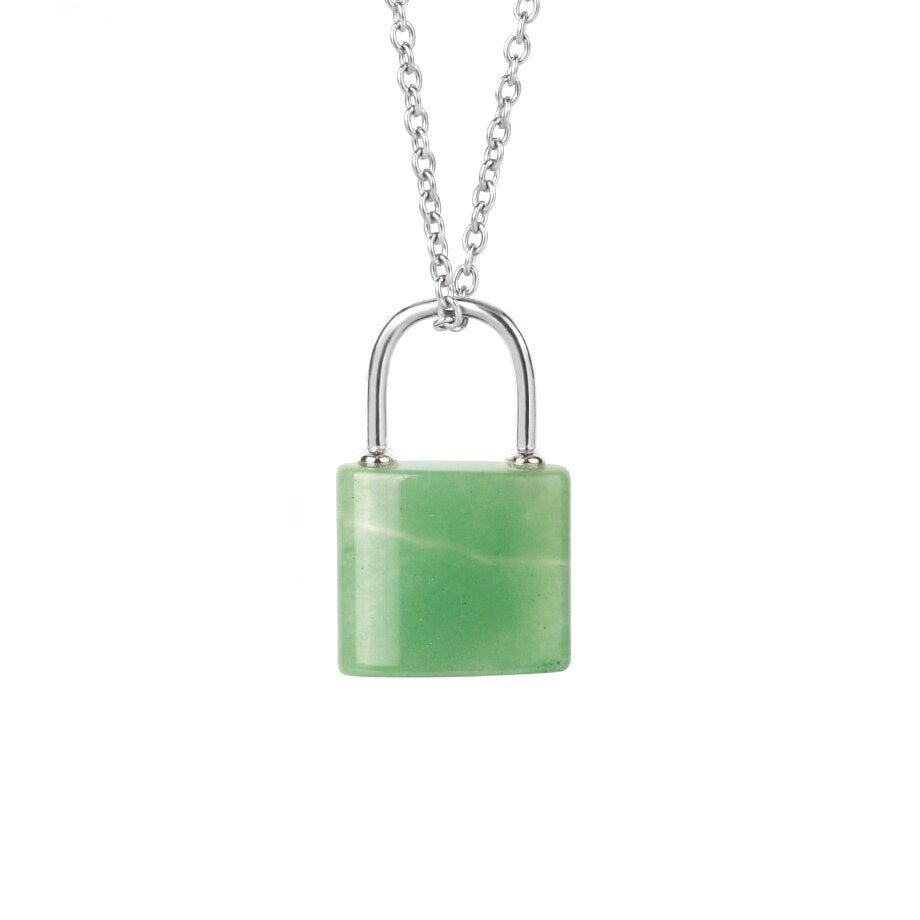 Collier Pierre Aventurine Verte "Nina"
