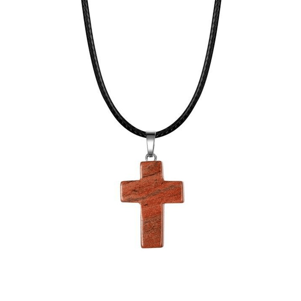 Collier Pierre Jaspe Rouge "Victoire"