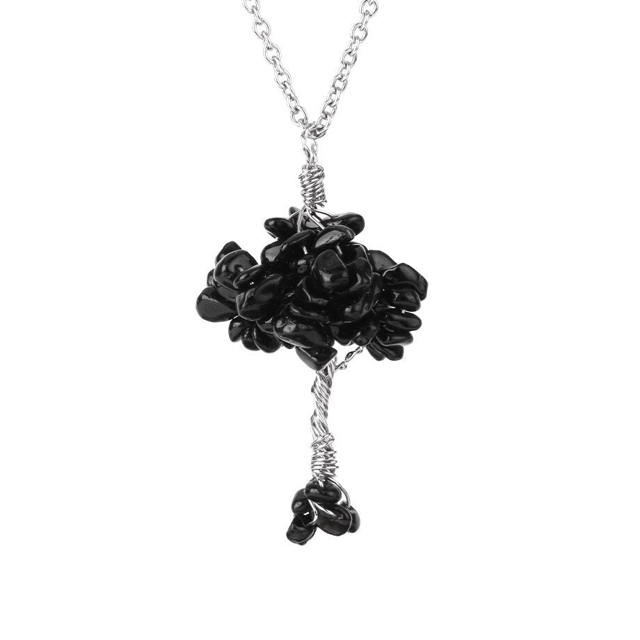Collier Pierre Obsidienne Noire "Romy"