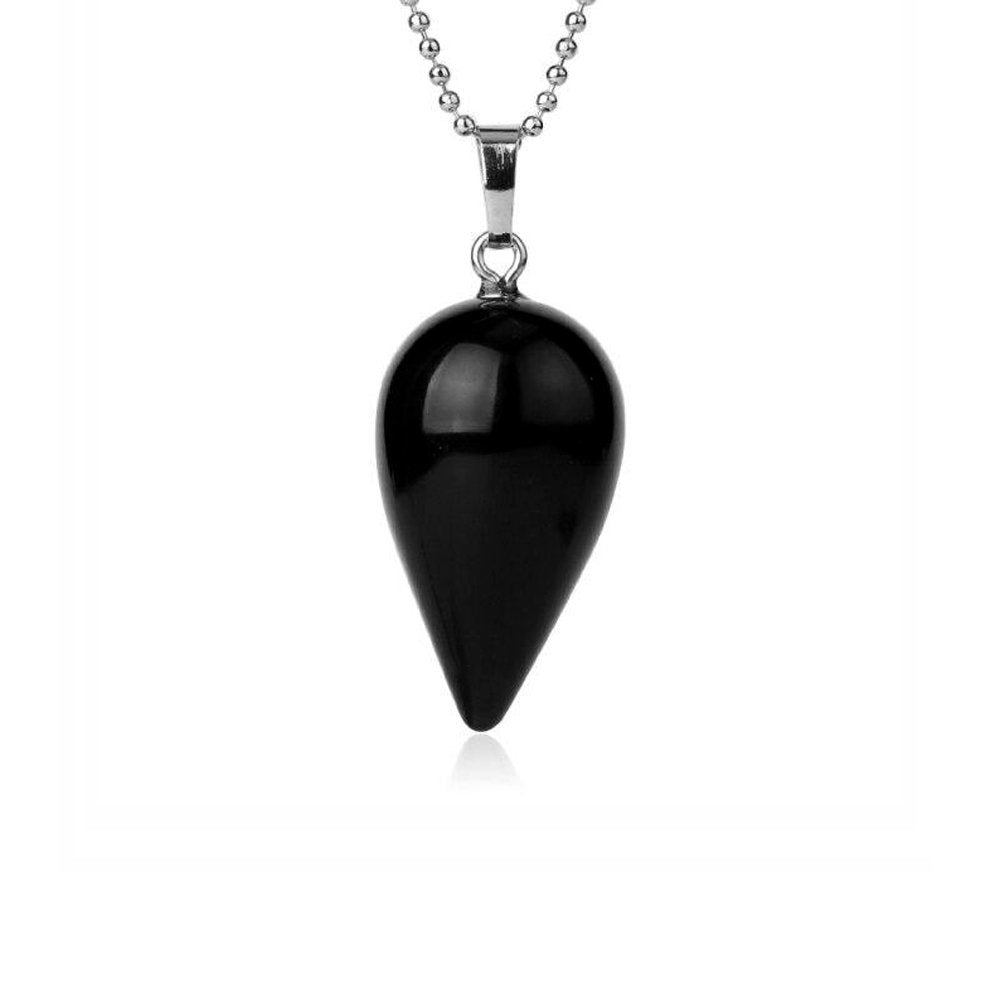 Collier Pierre Onyx Noir "Talia"