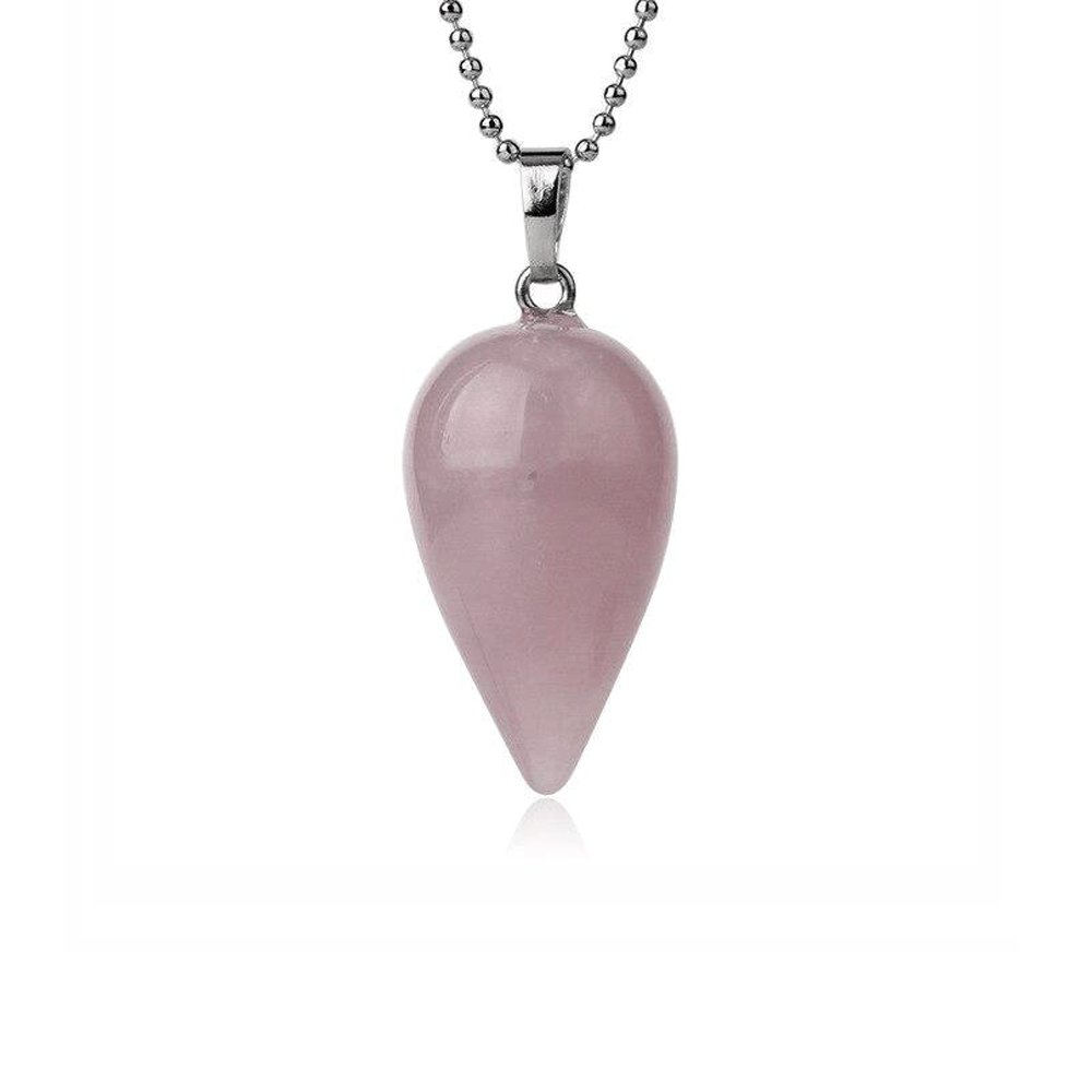 Collier Pierre Quartz Rose "Elisa"