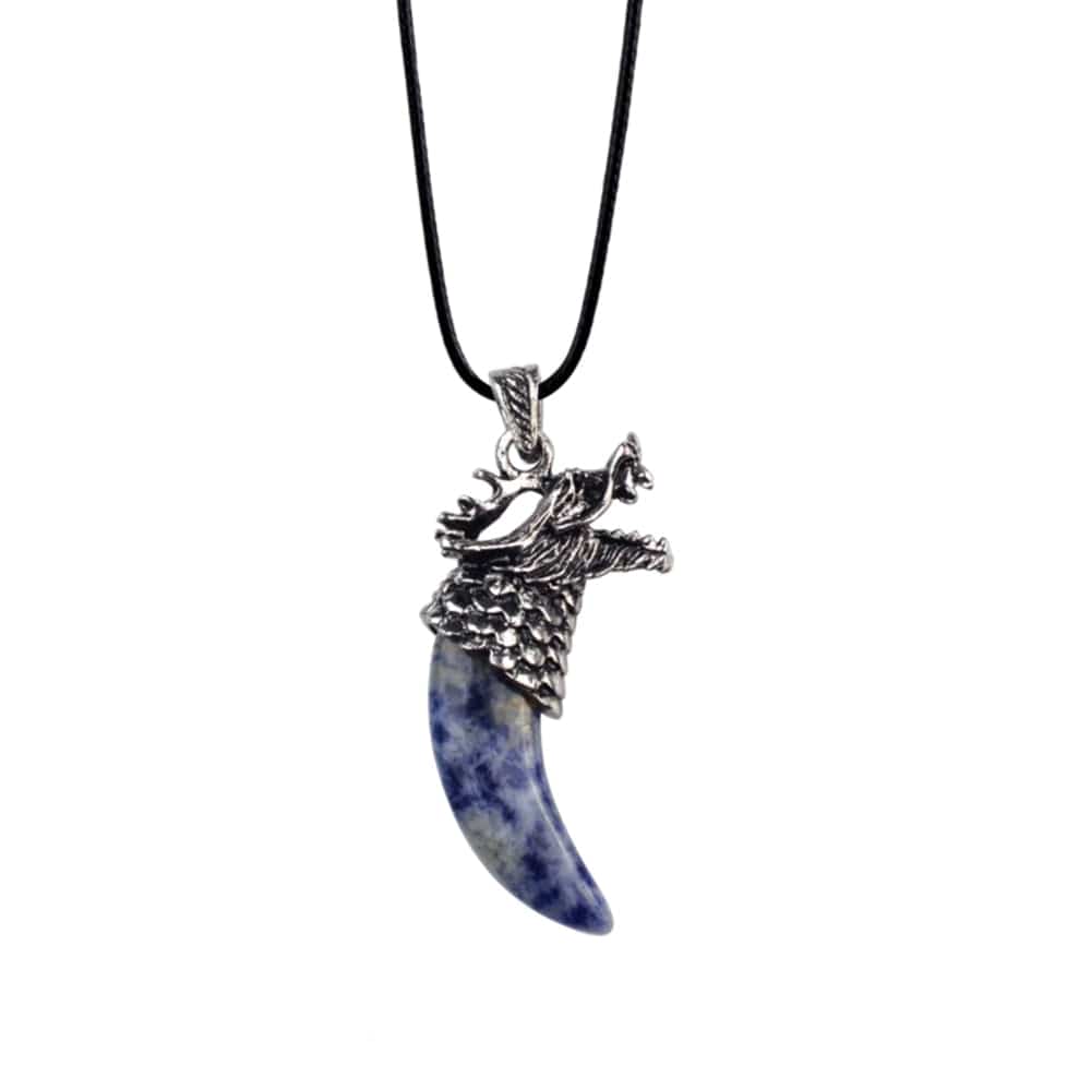 Collier Pierre Sodalite "Aglaé"